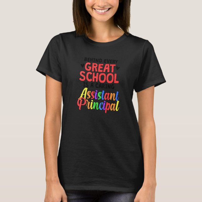 Camiseta Apreciação Principal do Assistente de Escola de Ca (Frente)