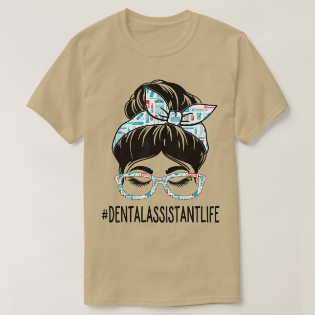 Camiseta Apreciação Semana do Assistente de Dentagem Mulher (Frente do Design)