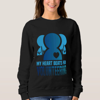 Camiseta Apreciação Voluntária Meu Coração Batia Por Volunt