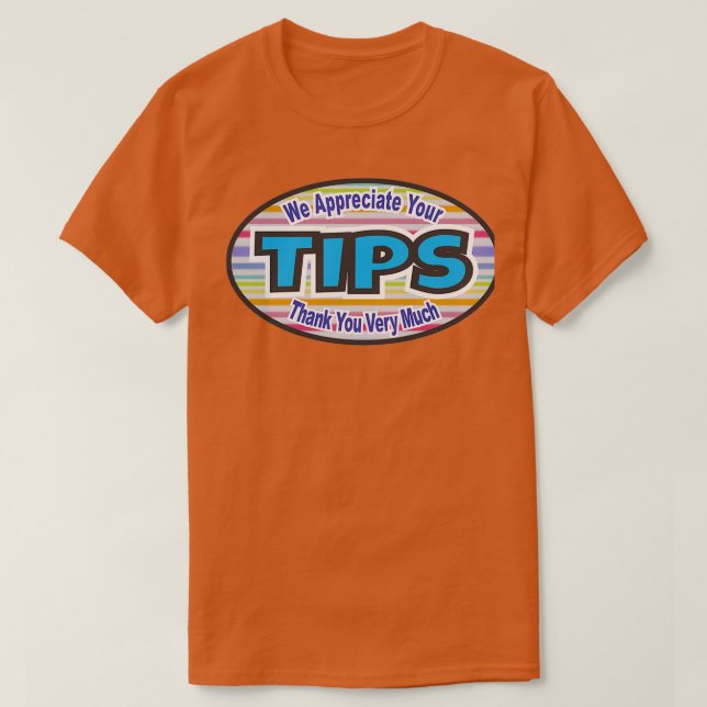 Camiseta Apreciamos suas dicas (Frente do Design)