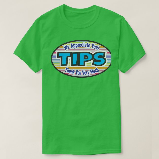 Camiseta Apreciamos suas dicas (Frente do Design)