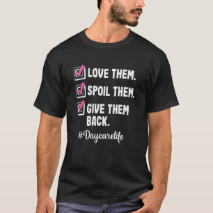 Camiseta Apreciar Provedor de Creche Professor de Cuidado I