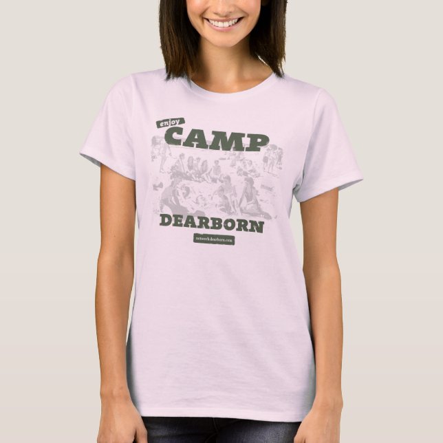 Camiseta Aprecie Camp Dearborn Womens Tee (Frente)