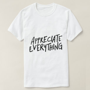 Camiseta Aprecie Tudo – Tipografia da Gratidão