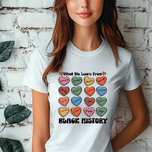 Camiseta Aprenda com a História Negra