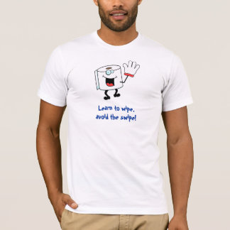 Camiseta Aprenda limpar, evite o furto