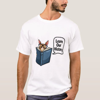 Camiseta Aprenda nossa história honrando o legado negro