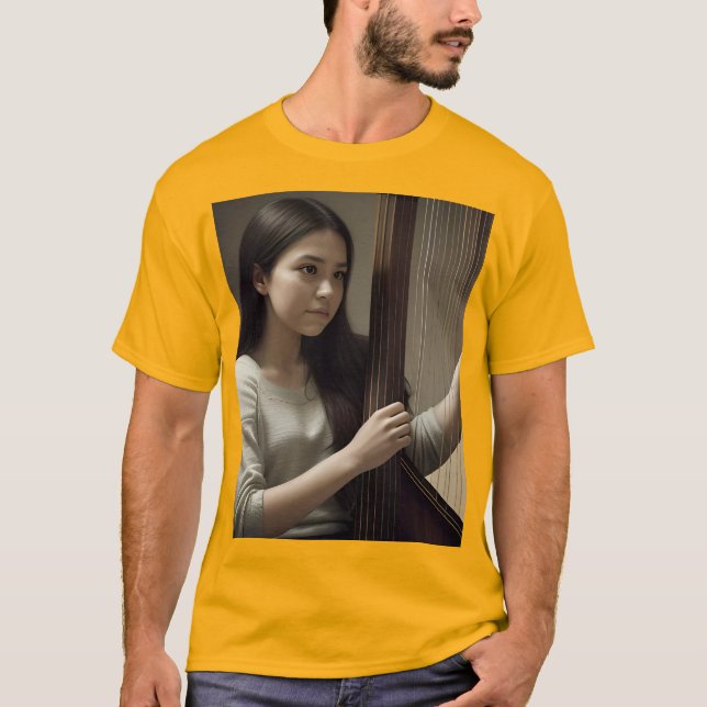 Camiseta Aprendendo a Harp (Frente)