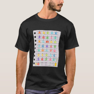 Camiseta Aprendendo Alfabeto Para Crianças De Volta À Escol
