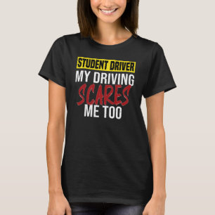 Camiseta Aprender a Dirigir Escola com Licença de Conduç