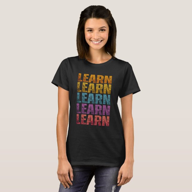 Camiseta APRENDER APRENDER (Frente Completa)