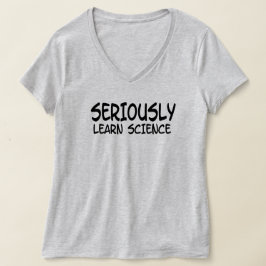 Camiseta Aprender Ciência a Sério