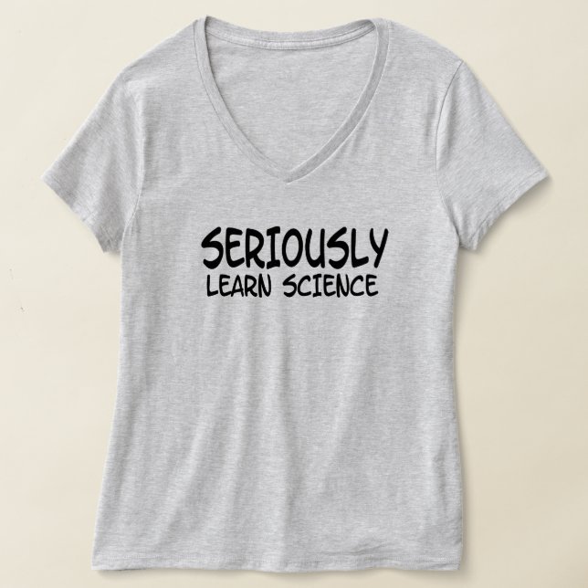 Camiseta Aprender Ciência a Sério (Postura )