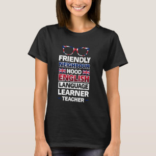 Camiseta Aprender Idioma Inglês Amigo da Vizinhança Te