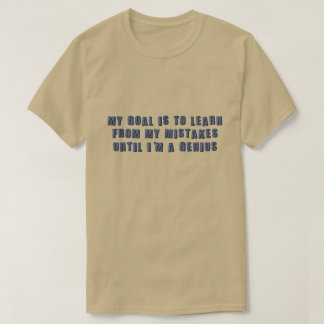 Camiseta Aprendi Com Meus Erros