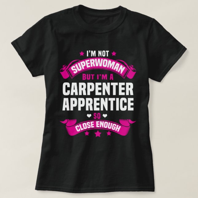 Camiseta Aprendiz de carpinteiro (Frente do Design)
