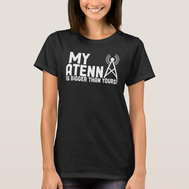 Camiseta Aprendizado de Código Morse de Rádio Amador (Frente)