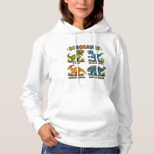 Camiseta Aprendizado de Espécies de Dinossauros para Crianç