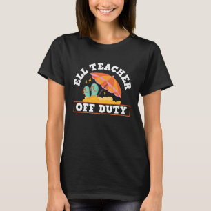 Camiseta Aprendizado de Idioma em Inglês do professor da EL
