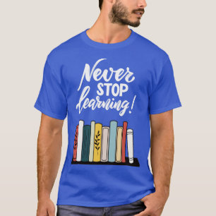Camiseta Aprendizado inspiração Lendo crianças Lendo mãe