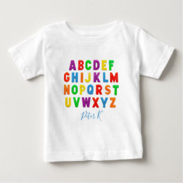 Camiseta aprendizado simples e personalizado ABC