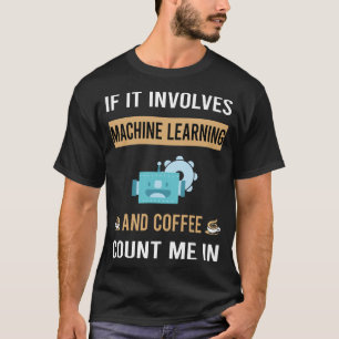 Camiseta Aprendizagem De Café E Máquinas