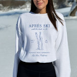 Camiseta Après Ski Com A Noiva Para Ser Bach Weekend<br><div class="desc">Este design apresenta um texto ousado moderno,  vibrações de neve com elementos desenhados à mão.</div>