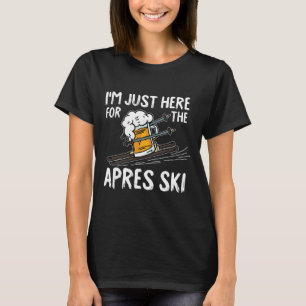 Camiseta Apres Ski Engraçado Esquiador Espetáculo Esportes 