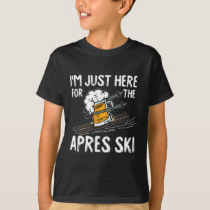 Camiseta Apres Ski Engraçado Esquiador Espetáculo Esportes