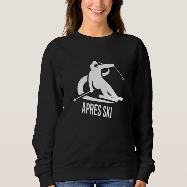 Camiseta Apres Ski Skiing Winter Sports (Frente)