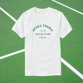 Camiseta Après Tênis Social Clube Custom Cumee Verde