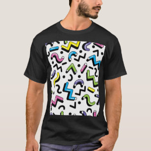 Camiseta Apresentação Geométrica: Padrão de Formas de Dodle