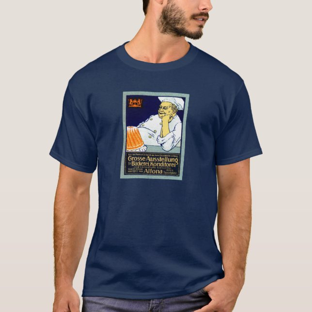 Camiseta Apresentação sobre padaria + confeitaria de 1912 (Frente)