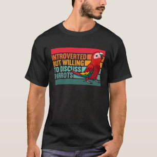 Camiseta Apresentada Mas Parrots Scarlet Macaw