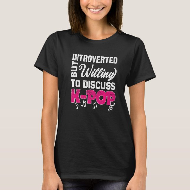 Camiseta Apresentada Rapariga K pop Merchandise Merch K pop (Frente)