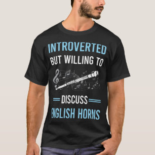 Camiseta Apresentado em Inglês Horn Cor Anglais
