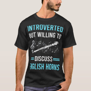 Camiseta Apresentado em Inglês Horn Cor Anglais