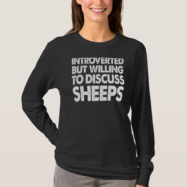 Camiseta Apresentado, Mas Discutido, Os Ovinos (Frente)