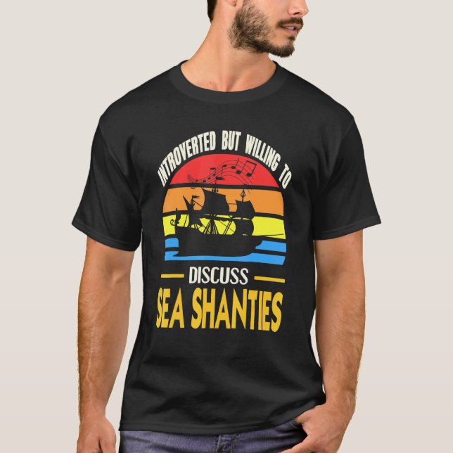 Camiseta Apresentado, Mas Disposto A Discutir As Sombras Do (Frente)
