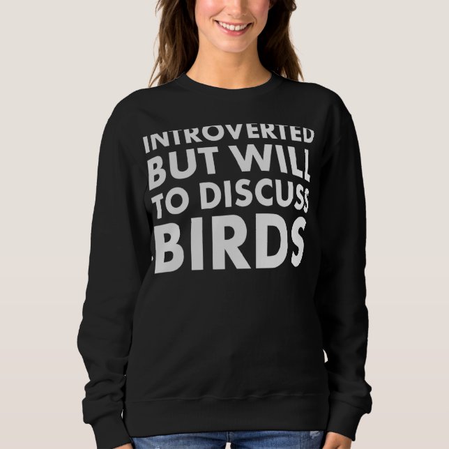 Camiseta Apresentado Mas Disposto A Discutir Aves (Frente)