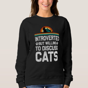 Camiseta Apresentado Mas Disposto A Discutir Gatos