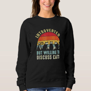 Camiseta Apresentado Mas Disposto A Discutir Gatos Engraçad