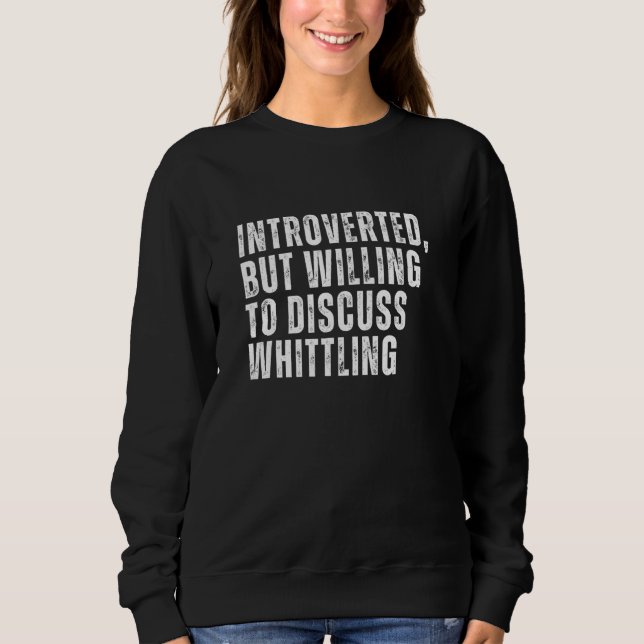 Camiseta Apresentado, mas disposto a discutir introdução em (Frente)