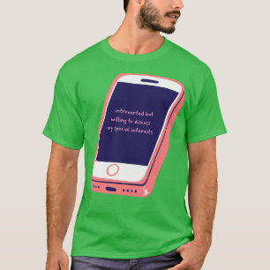 Camiseta Apresentado mas disposto a discutir minha informaç