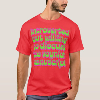 Camiseta Apresentado mas disposto a discutir o Homem Voynic