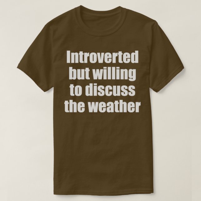 Camiseta Apresentado mas disposto a discutir o tempo (Frente do Design)