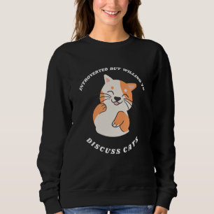 Camiseta Apresentado Mas Disposto A Discutir Os Gatos Vinta