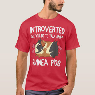 Camiseta Apresentado Mas Disposto A Falar De Suínos-Guineen