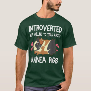 Camiseta Apresentado Mas Disposto A Falar Sobre Suínos-Guin