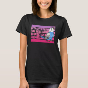 Camiseta Apresentado Mas Parrots Blue Budget Budgerigar